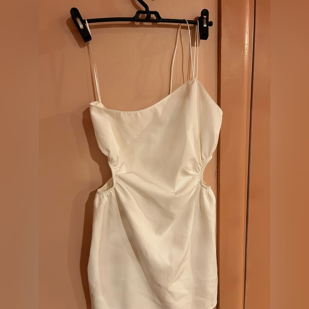 Zara white cut out Dress